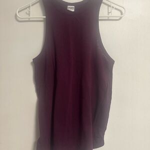 PINK Victoria's Secret Maroon Tank Top